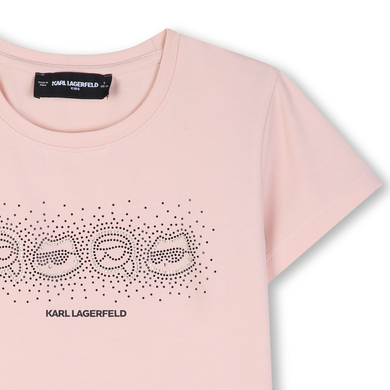 T-Shirt mit kurzen &Auml;rmeln KARL LAGERFELD KIDS 
                        M&Auml;DCHEN