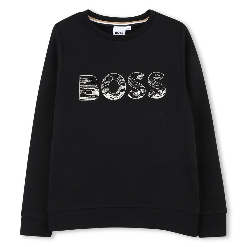 Sweatshirt mit Rundhalsausschnitt BOSS 
                        JUNGE