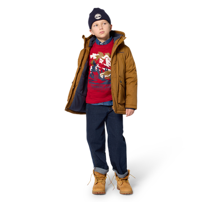 Kapuzensweatshirt TIMBERLAND JUNGE