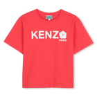 Bedrucktes t-shirt KENZO KIDS 
                    M&Auml;DCHEN