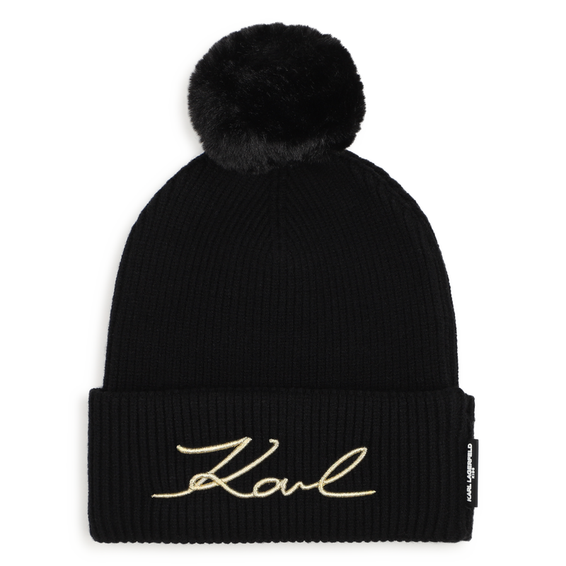 M&uuml;tze und Schal-Set KARL LAGERFELD KIDS 
                        M&Auml;DCHEN