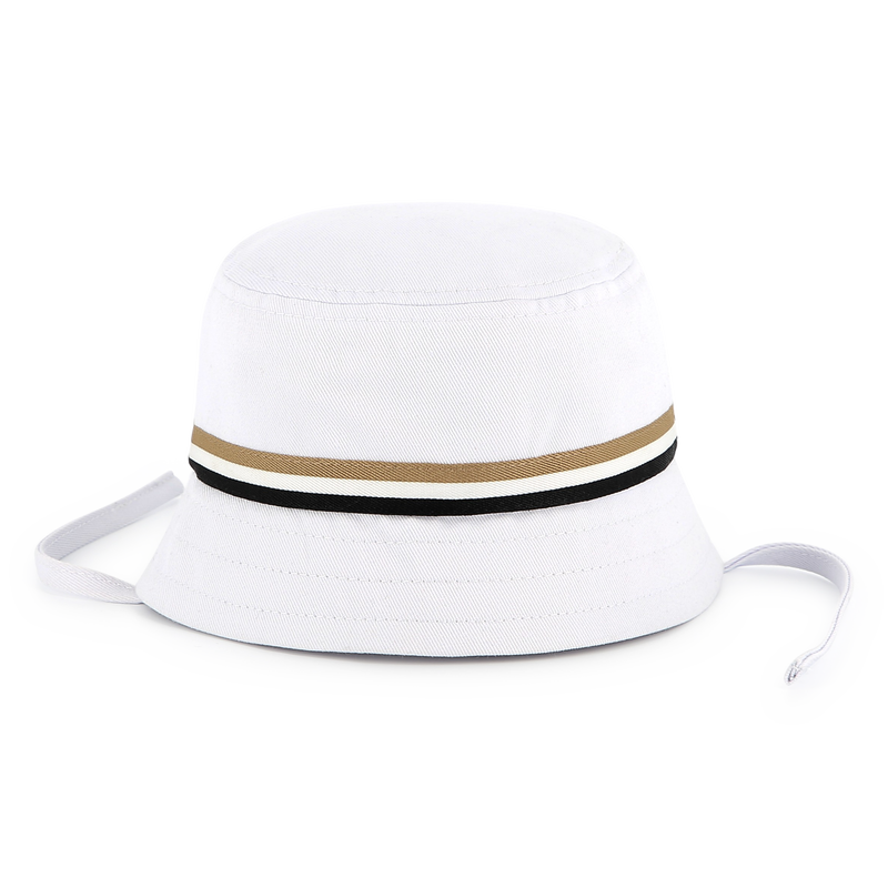 Bestickter Hut mit B&auml;ndern BOSS 
                        JUNGE