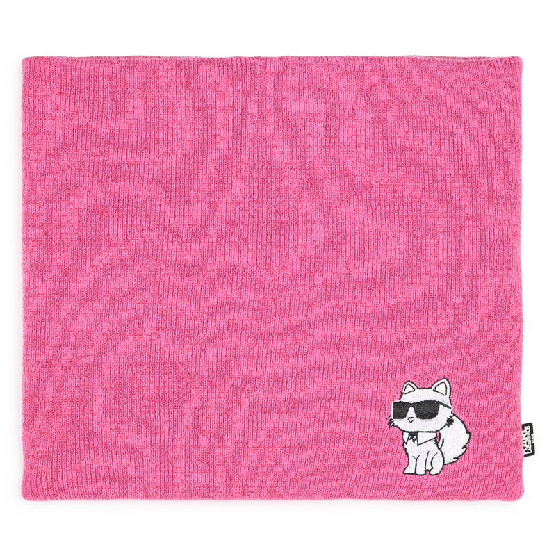 Set aus M&uuml;tze und Halsw&auml;rmer KARL LAGERFELD KIDS 
                        M&Auml;DCHEN