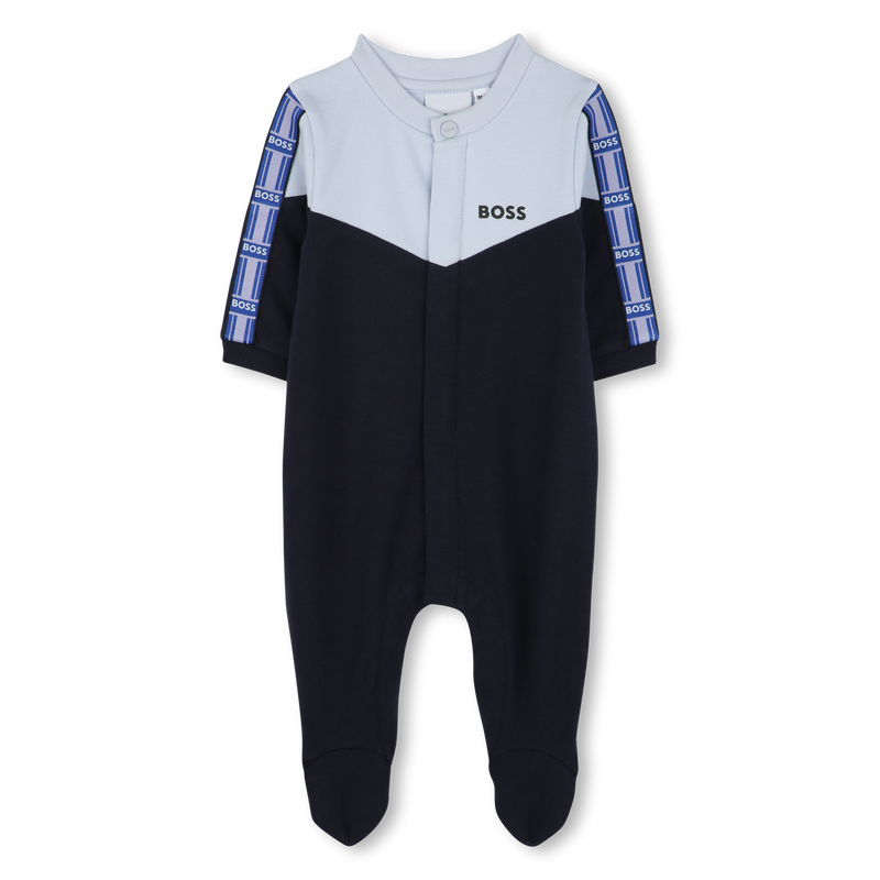 Molton-Pyjama und -M&uuml;tze BOSS 
                        JUNGE