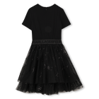 Zeremonienkleid aus bi-material KARL LAGERFELD KIDS 
                    M&Auml;DCHEN