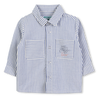 Gestreiftes Hemd aus Baumwolle KENZO KIDS 
                    JUNGE