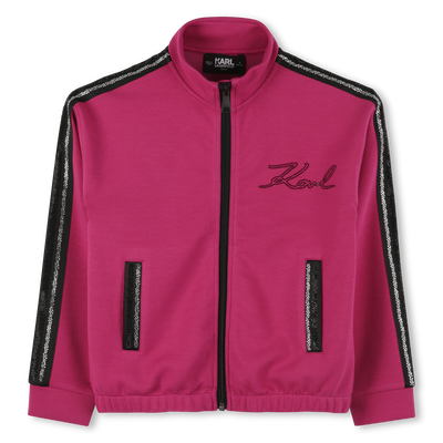 Cardigan aus doppeltem Jersey KARL LAGERFELD KIDS M&Auml;DCHEN