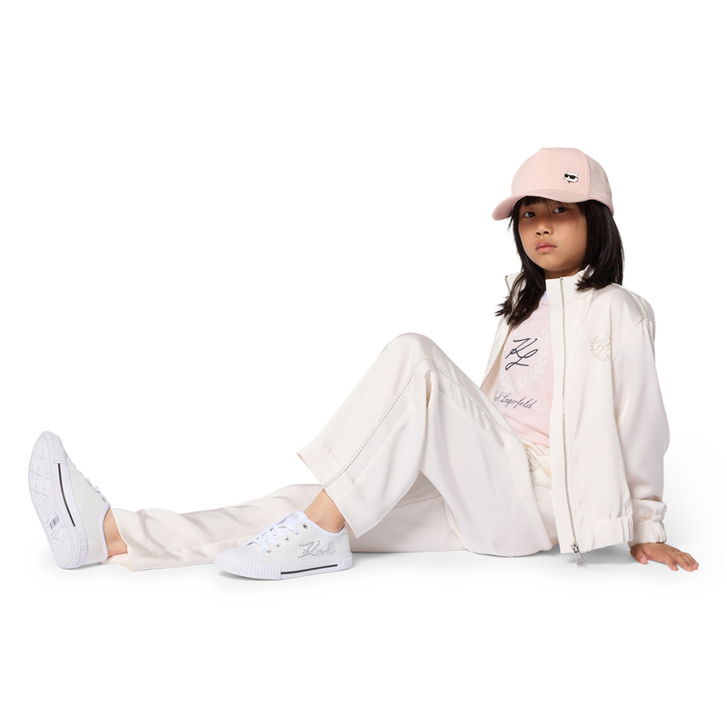 JOGGINGHOSE AUS SATIN KARL LAGERFELD KIDS 
                        M&Auml;DCHEN