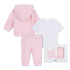 Strickjacke + hose + t-shirt-set BOSS 
                    M&Auml;DCHEN
