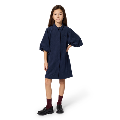Kleid aus satin&eacute;en Satin BOSS M&Auml;DCHEN