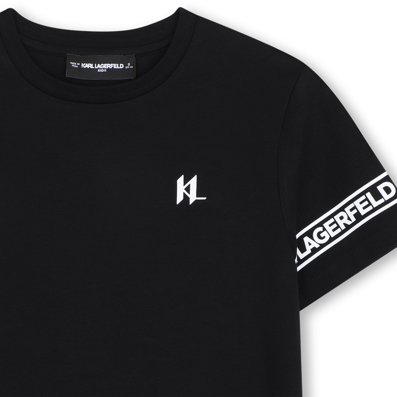 T-Shirt mit kurzen &Auml;rmeln KARL LAGERFELD KIDS 
                        JUNGE