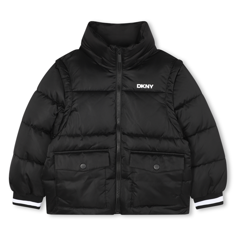 Daunenjacke mit abnehmbaren &Auml;rmeln DKNY 
                        UNISEX