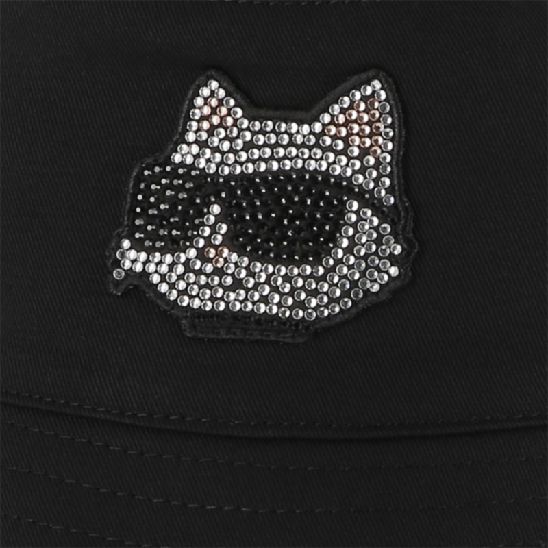 Breitkrempiger Baumwoll-Hut KARL LAGERFELD KIDS 
                        M&Auml;DCHEN