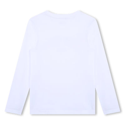 Langarm-T-Shirt aus Baumwolle DKNY JUNGE