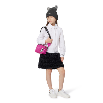 Fancy Ear Strickm&uuml;tze KARL LAGERFELD KIDS M&Auml;DCHEN