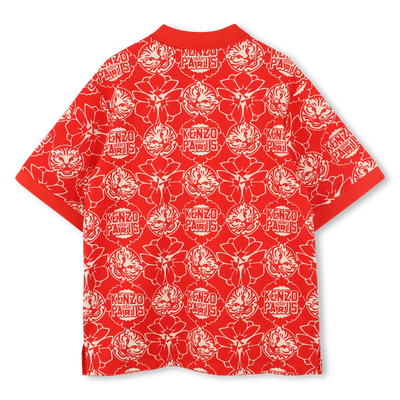 Bedrucktes Piqu&eacute;-Polohemd KENZO KIDS JUNGE