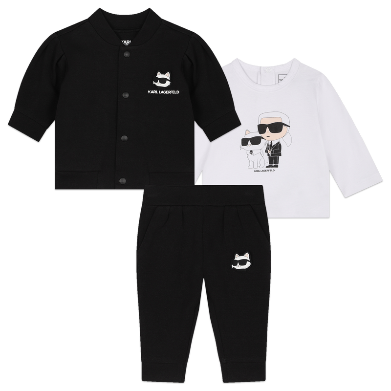 Sportliches Set KARL LAGERFELD KIDS 
                        M&Auml;DCHEN