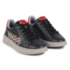 Schn&uuml;r-Sneaker aus Leder HUGO 
                    JUNGE