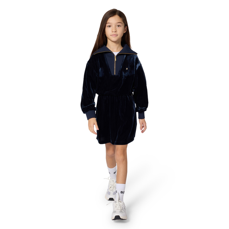 Samtkleid BOSS 
                        M&Auml;DCHEN