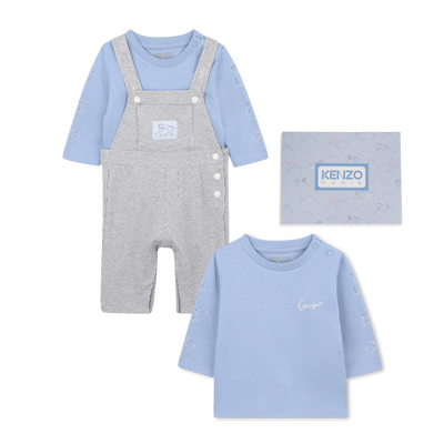 Set aus T-Shirt + Overall KENZO KIDS JUNGE