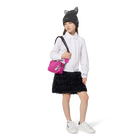 Handtasche aus zerknittertem Textil KARL LAGERFELD KIDS 
                    M&Auml;DCHEN