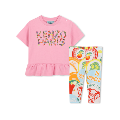 Set mit T-Shirt und Leggings KENZO KIDS M&Auml;DCHEN