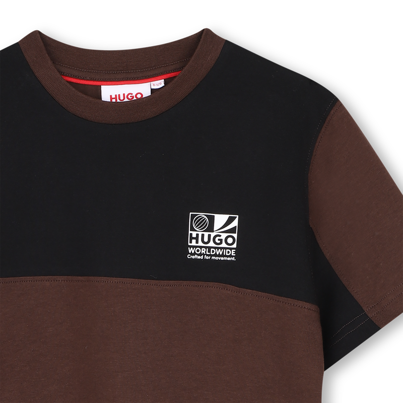 T-Shirt mit kurzen &Auml;rmeln HUGO 
                        JUNGE
