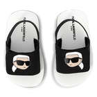 Leichte Sandalen mit Klett KARL LAGERFELD KIDS 
                    UNISEX
