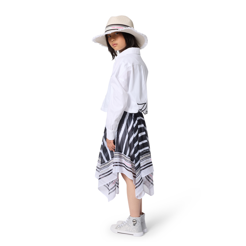 LANG&Auml;RMELIGES HEMD KARL LAGERFELD KIDS 
                        M&Auml;DCHEN