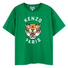 Baumwoll-T-Shirt mit Print KENZO KIDS 
                    JUNGE
