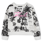Fleece-sweatshirt KARL LAGERFELD KIDS 
                    M&Auml;DCHEN