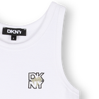 Baumwollkleid im Tanktop-Stil DKNY 
                    M&Auml;DCHEN
