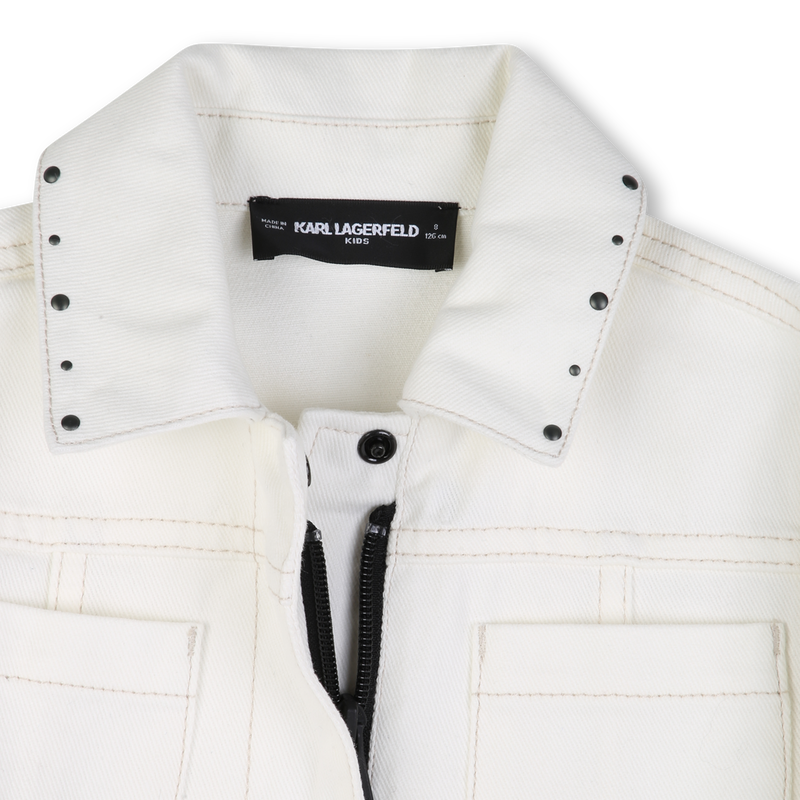 JACKE MIT REISSVERSCHLUSS KARL LAGERFELD KIDS 
                        M&Auml;DCHEN