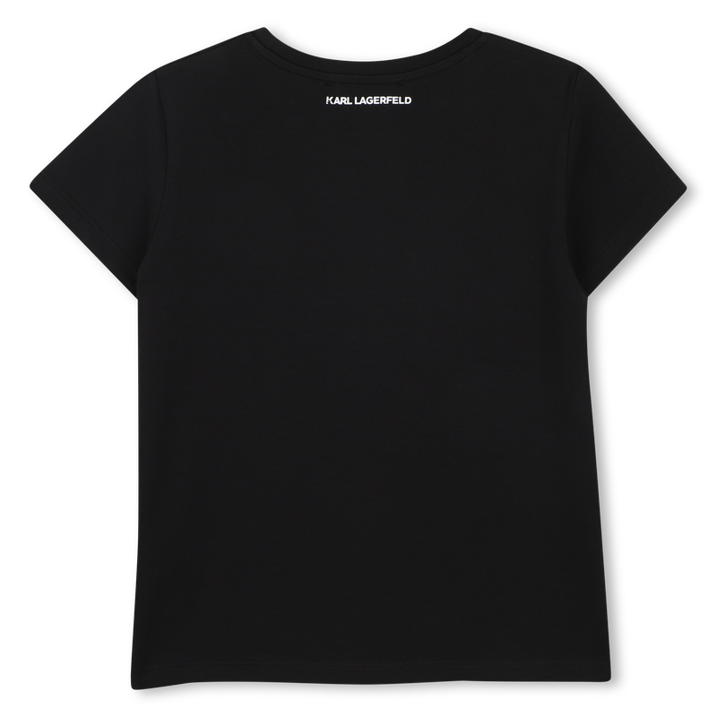 T-SHIRT ILLUSTRATION CHOUPETTE KARL LAGERFELD KIDS 
                        M&Auml;DCHEN