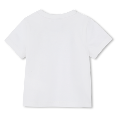 T-Shirt mit gl&auml;nzendem Druck BOSS M&Auml;DCHEN