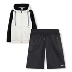 Set aus Sweatjacke und Shorts BOSS 
                    JUNGE