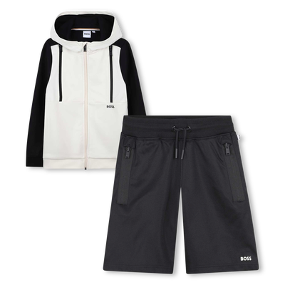 Set aus Sweatjacke und Shorts BOSS JUNGE