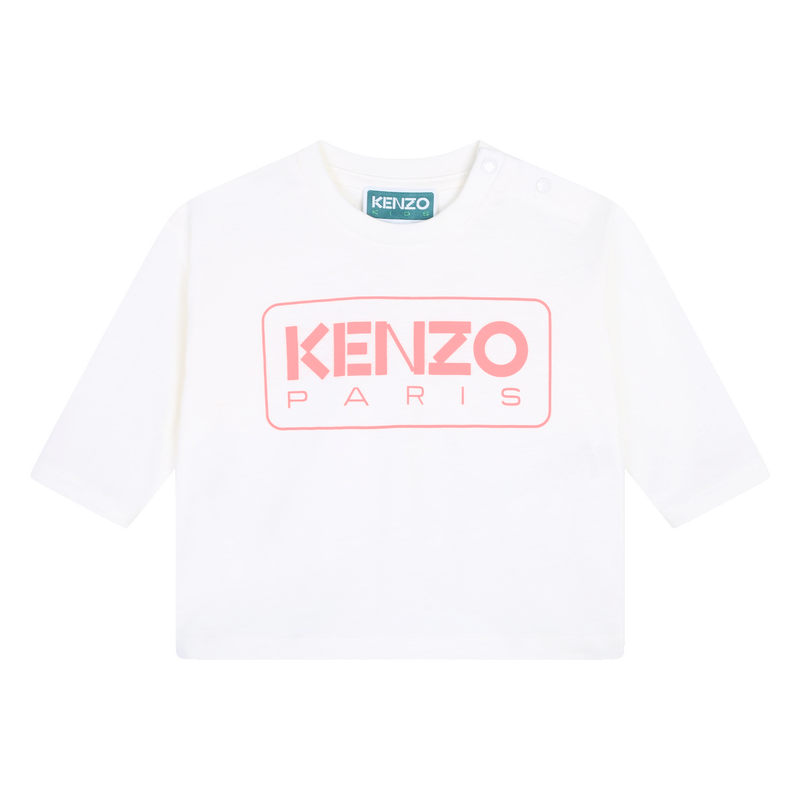 Langarm-T-Shirt KENZO KIDS 
                        M&Auml;DCHEN