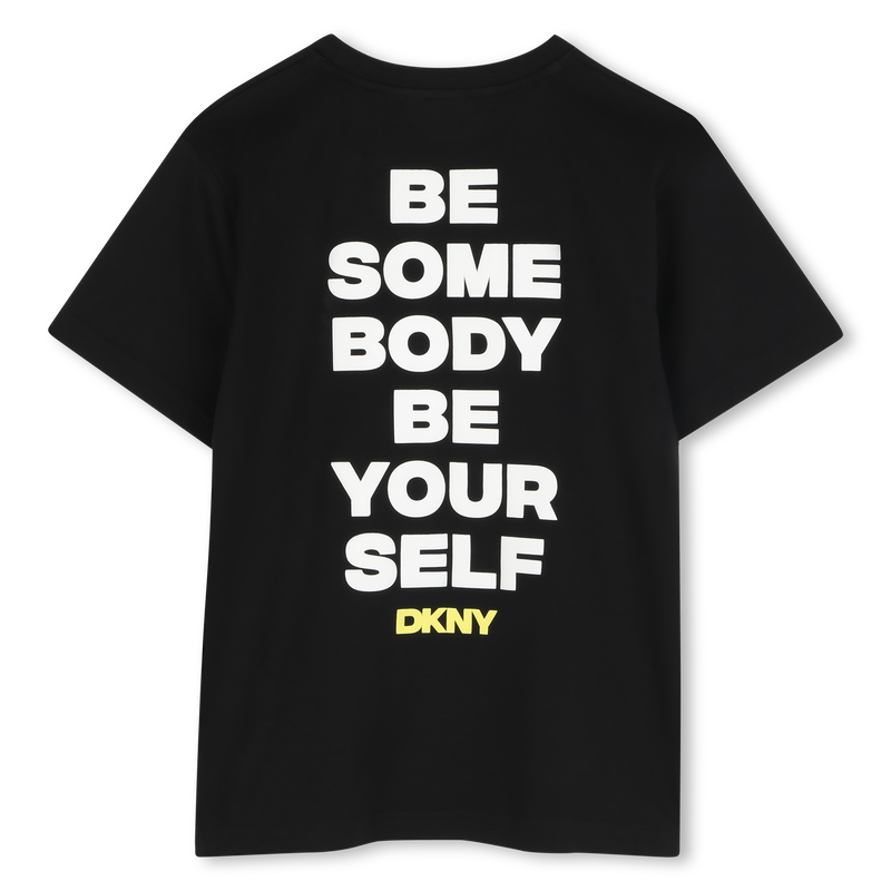 Kurzarm-T-Shirt aus Baumwolle DKNY 
                        UNISEX