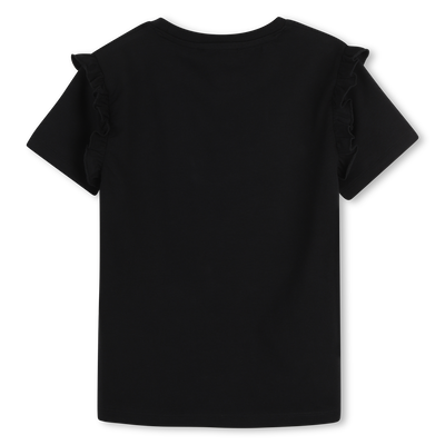 T-Shirt mit kurzen &Auml;rmeln KARL LAGERFELD KIDS M&Auml;DCHEN