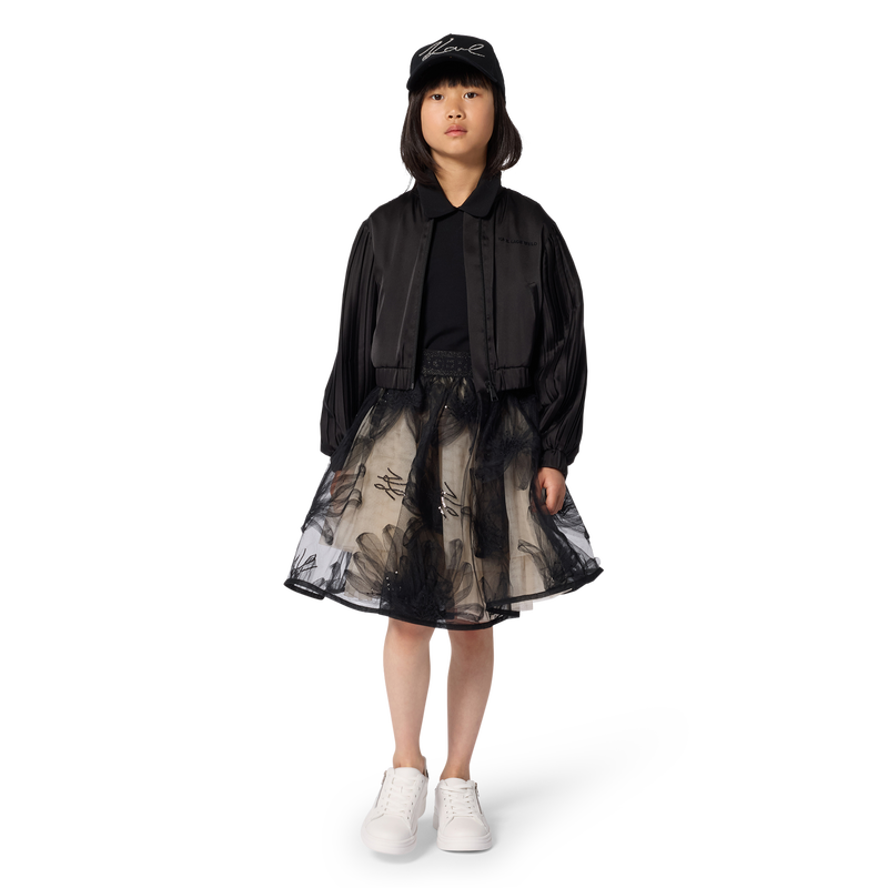 Jacke mit plissierten &auml;rmeln KARL LAGERFELD KIDS 
                        M&Auml;DCHEN