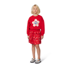 Sweatshirt aus ungeb&uuml;rstetem Fleece KENZO KIDS 
                    M&Auml;DCHEN