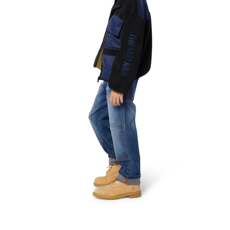 Cardigan aus zwei Materialien TIMBERLAND 
                        JUNGE