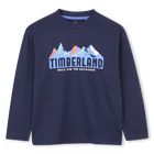 Lang&auml;rmeliges T-Shirt aus Jersey TIMBERLAND 
                    JUNGE