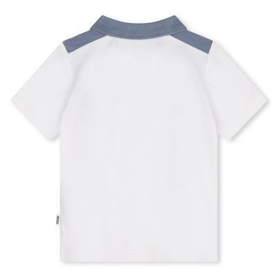 Polo-Shirt mit Farbbl&ouml;cken BOSS JUNGE
