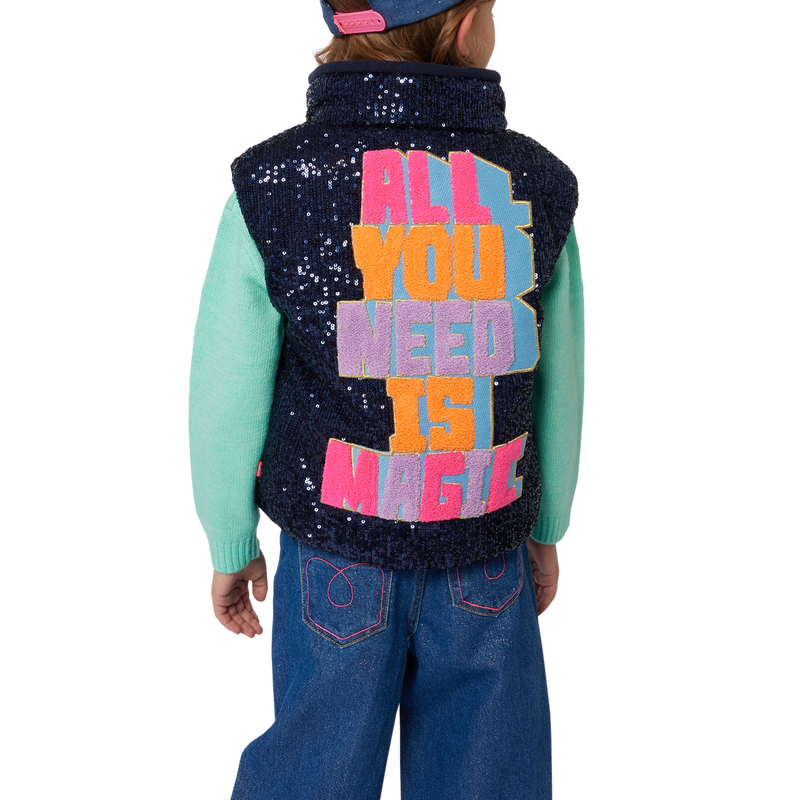 Weste mit Pailletten BILLIEBLUSH 
                        M&Auml;DCHEN