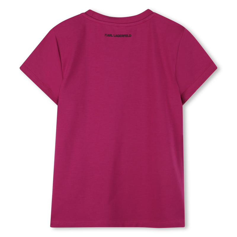 Kurz&auml;rmeliges T-Shirt KARL LAGERFELD KIDS 
                        M&Auml;DCHEN