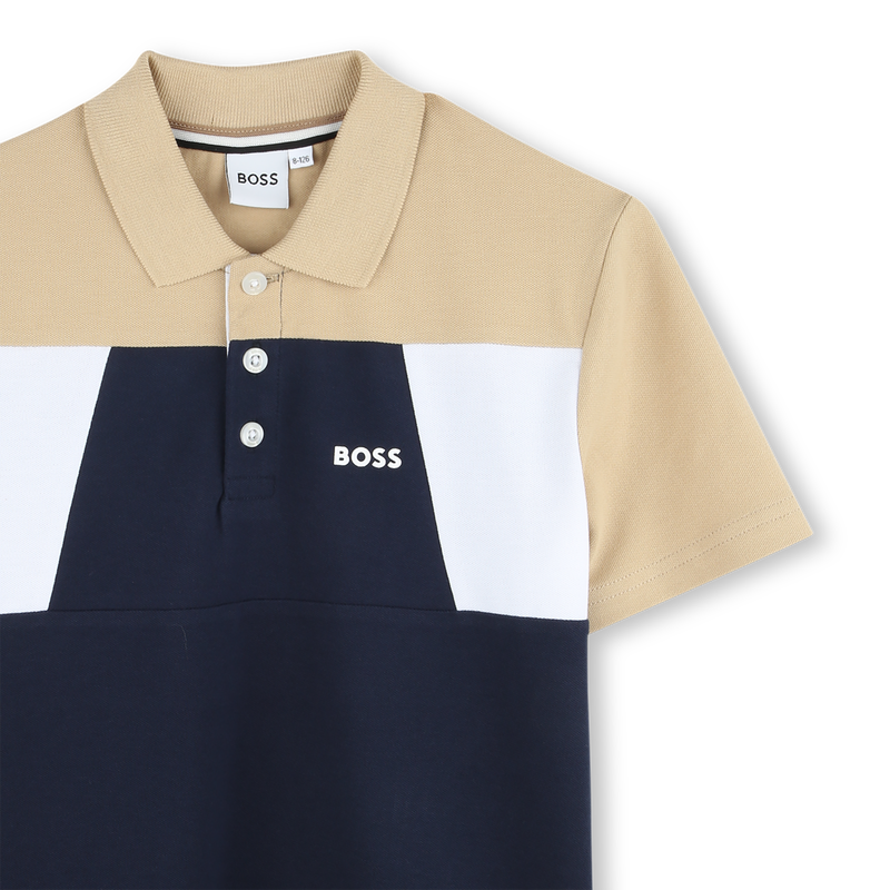 Poloshirt mit Farbblockmuster BOSS 
                        JUNGE