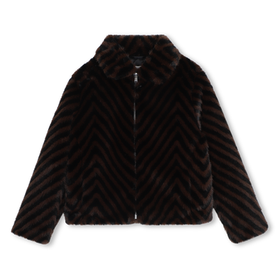 Flauschige Fleecejacke LANVIN M&Auml;DCHEN