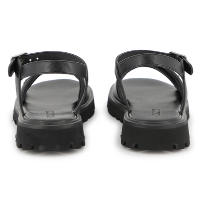 SANDALEN AUS LAMMFELL DKNY M&Auml;DCHEN